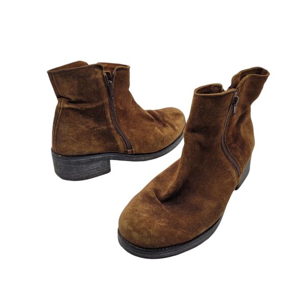 Naot Boots Womens 42 US 11 Wander brown Suede Comfort Double Zip Ankle Shoes - Picture 1 of 8